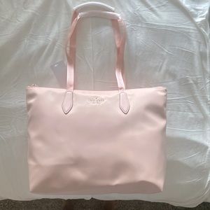 Kate Spade Mel Nylon Tote in Conch Pink